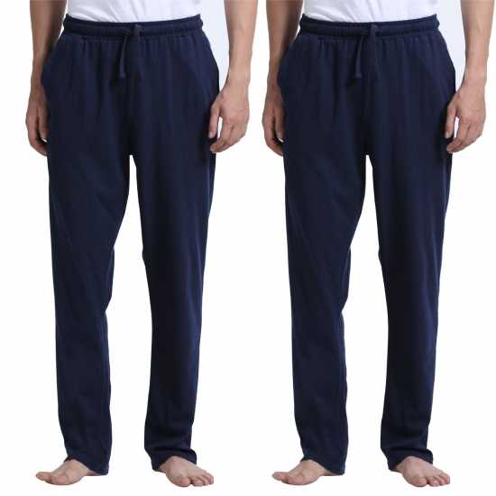 Howick 2 Pack Pyjama Bottoms Морска синьо 