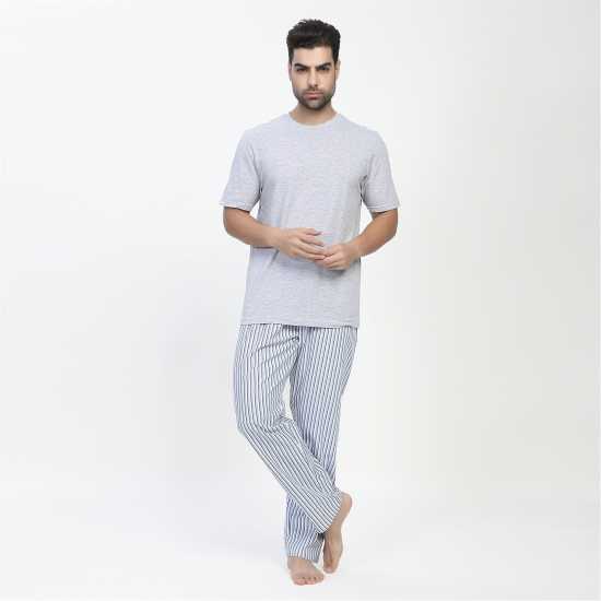 Howick Woven Stripe Pyjama Set  