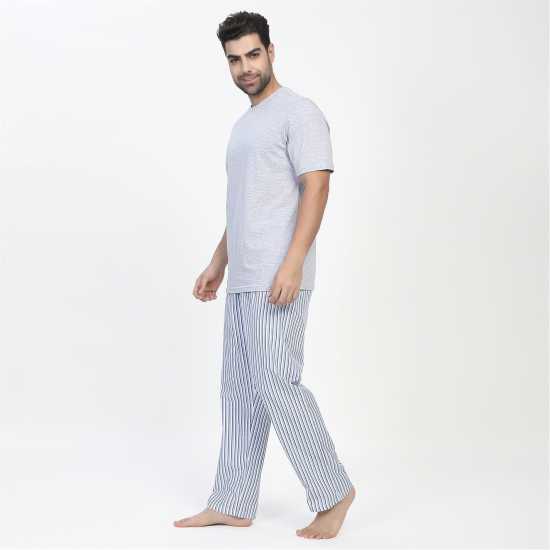 Howick Woven Stripe Pyjama Set  