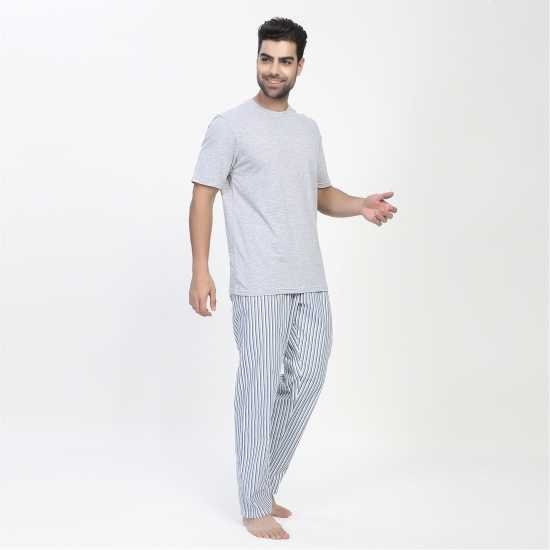 Howick Woven Stripe Pyjama Set  