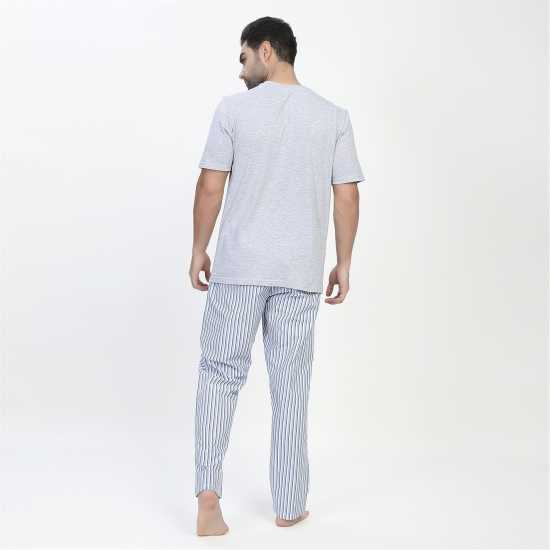 Howick Woven Stripe Pyjama Set  