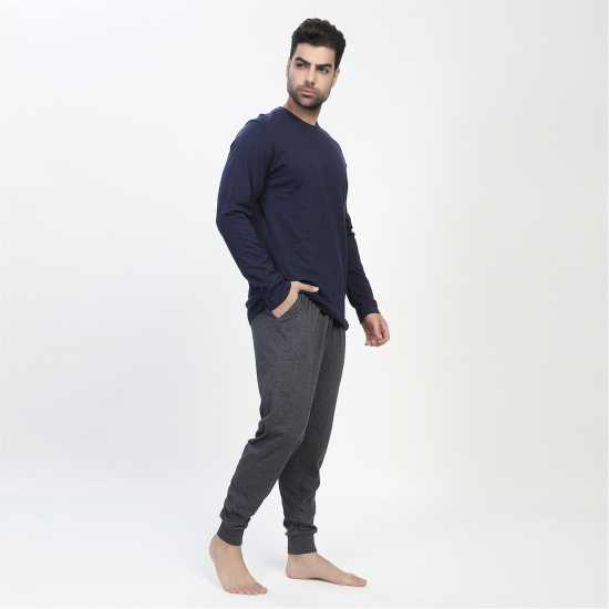 Howick Plain Long Sleeve Pyjama Set  