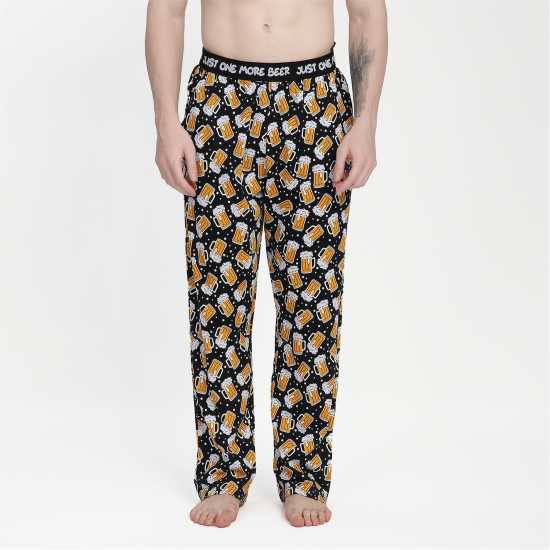 Howick 2 Pack Beer Pyjama Bottoms  