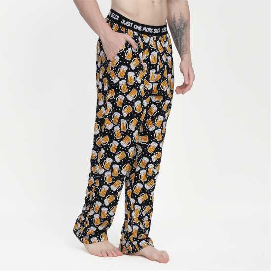 Howick 2 Pack Beer Pyjama Bottoms  