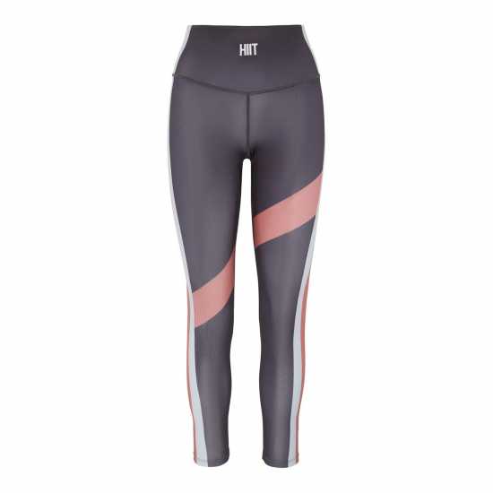 Hiit Colourblock Leggings Угъл Дамски долни дрехи