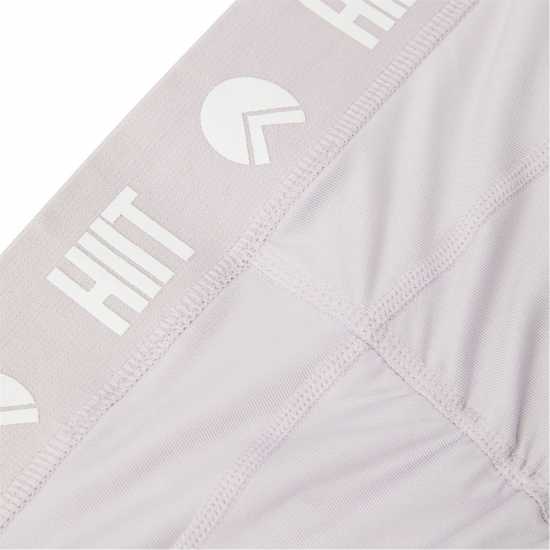 Hiit Gloss Logo Legging Розово Дамски долни дрехи