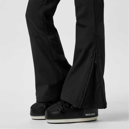 Дамско Ски Долнище Jack Wills Flared Ski Pants Ladies Черно Дамски ски долнища