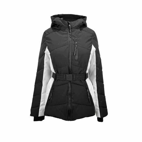 Jack Wills Ls Hooded Puffer Ld51 Черно Ски якета