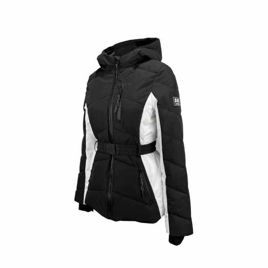 Jack Wills Ls Hooded Puffer Ld51 Черно Ски якета