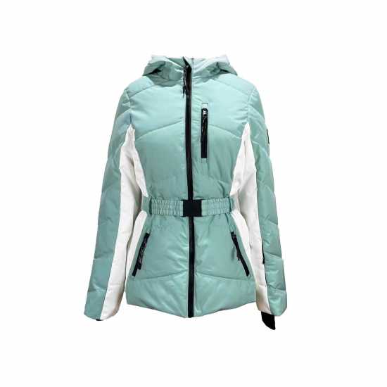 Jack Wills Ls Hooded Puffer Ld51 Аква Ски якета