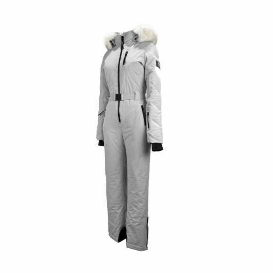 Jack Wills Hooded Ski Suit Ld51 Светло сиво Ски екипи