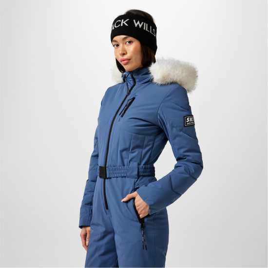 Jack Wills Hooded Ski Suit Ld51 Винтажно индиго Ски екипи