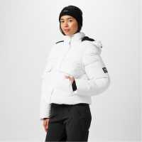 Jack Wills Cropped Puffer Ld51 Бяло Ски якета