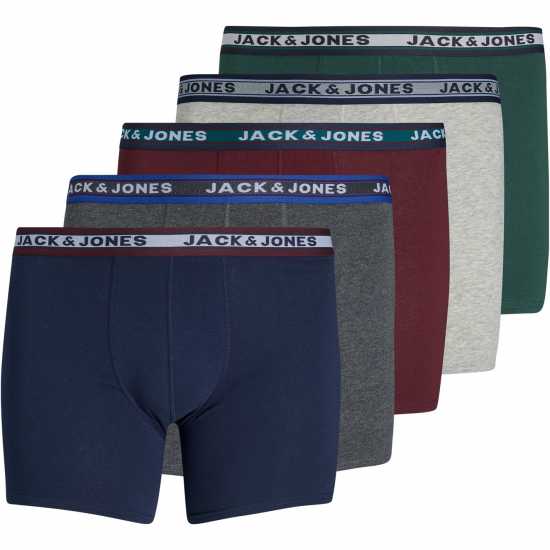 Jack And Jones Oliver 5-Pack Trunk Mens Plus Size  Мъжко бельо