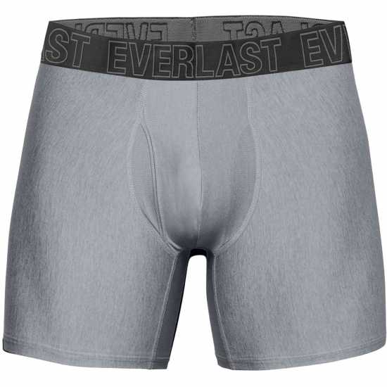 Мъжки Боксерки Everlast Flex Boxers Mens Сиво/Черно Мъжко бельо