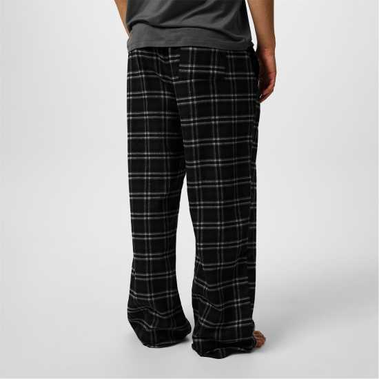 Jack Wills Flannel Check Trousers Черен проверка 