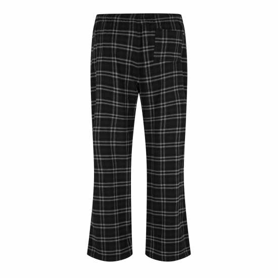 Jack Wills Flannel Check Trousers Черен проверка 