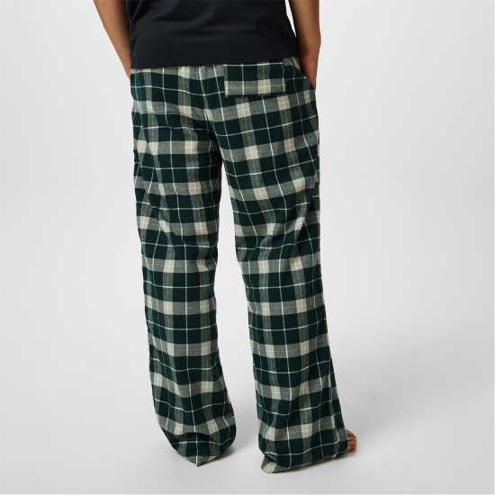 Jack Wills Flannel Check Trousers Вечнозелена каре 