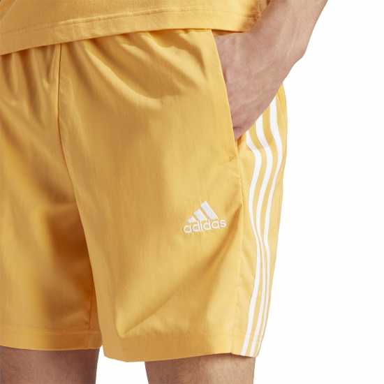 Adidas Мъжки Шорти 3-Stripes Shorts Mens Hazy Orange Мъжко облекло за едри хора