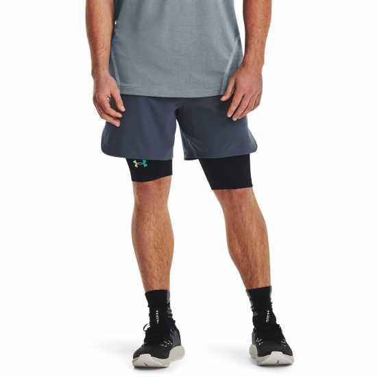 Under Armour Мъжки Шорти 6 Vanish Elite Shorts Mens Сиво Мъжко облекло за едри хора