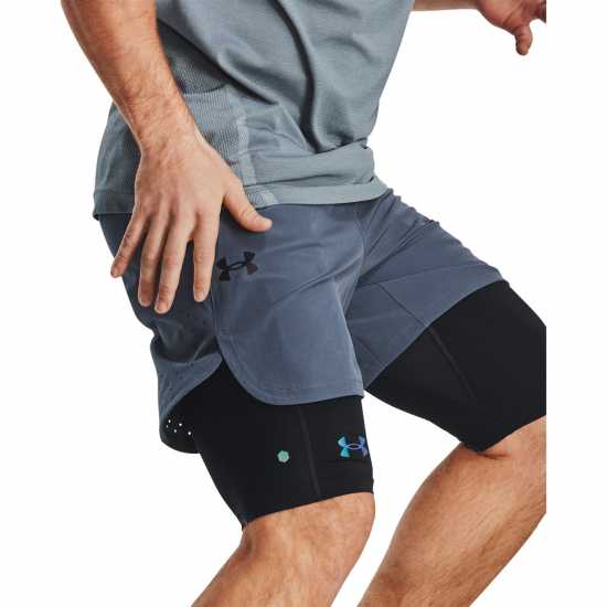 Under Armour Мъжки Шорти 6 Vanish Elite Shorts Mens Сиво Мъжко облекло за едри хора