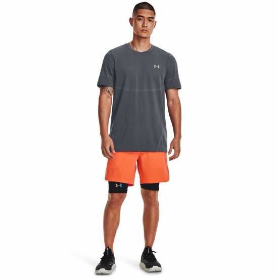 Under Armour Мъжки Шорти 6 Vanish Elite Shorts Mens Оранжево Мъжко облекло за едри хора