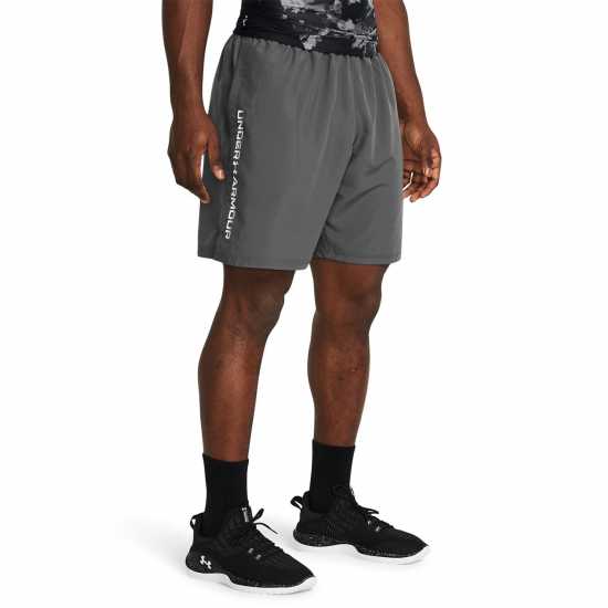 Under Armour Armour Ua Tech™ Woven Wordmark Shorts Сиво/Черно 