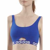 Adidas Active Comfort Cotton Scoop Bralette Силно синьо Дамско бельо