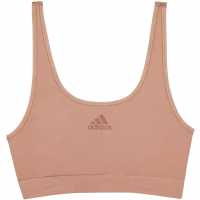 Adidas Active Seamless Micro Stretch Scoop Lounge Bra Бобърска козина Дамско бельо