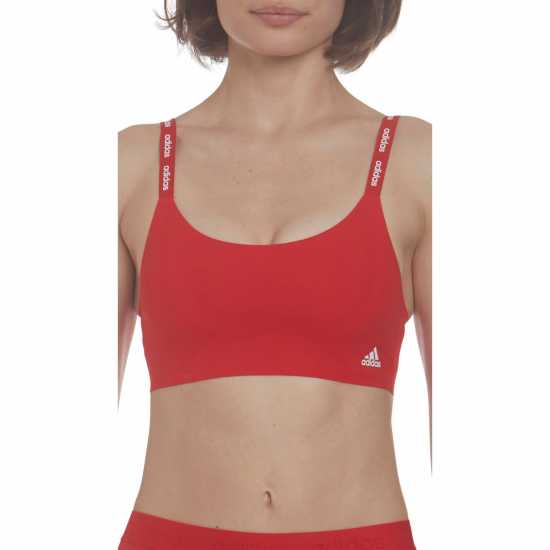 Adidas Active Micro Flex Scoop Lounge Bra Ярко червено Дамско бельо