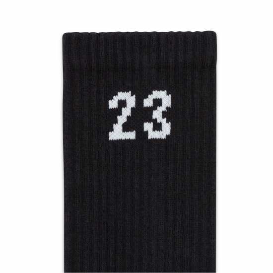 Nike Air Jordan Essentials Crew Socks (3 Pairs) Черно Мъжки чорапи