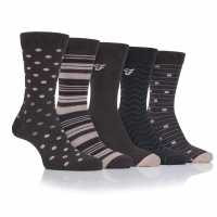 Farah 5 Pack Pattern Socks Mens  Мъжки чорапи