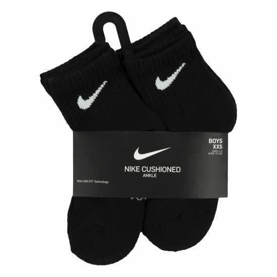 Nike 6Pk Perf Qrt Sk In00 Black 