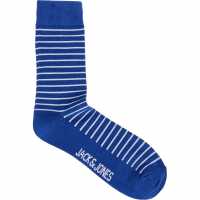 Jack And Jones Stripe Sock Mens Морско синьо Мъжки чорапи