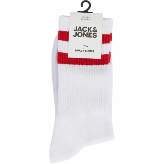 Jack And Jones Stripe Tennis Sock Mens Горчиво-сладък Мъжки чорапи