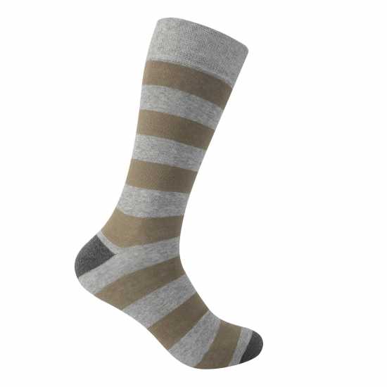 Firetrap 3Pk Strip Sock Mens  