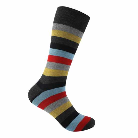 Firetrap 3Pk Strip Sock Mens  