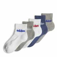 Adidas Linear Ankle Socks 5 Pairs Kids