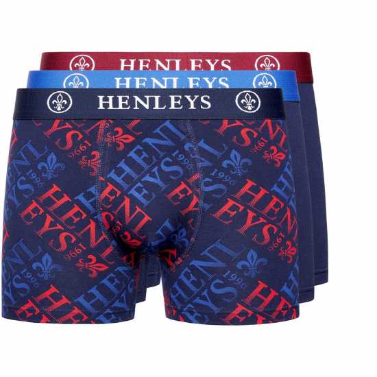 Henleys 3 Pack Boxers  Мъжко бельо