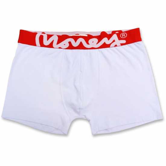 Money Chop White/red 3Pk Trunks  