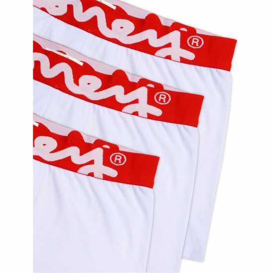 Money Chop White/red 3Pk Trunks  