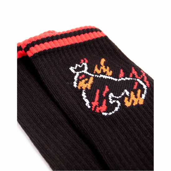 Money Flaming Ape Sport Sock 3Pk  