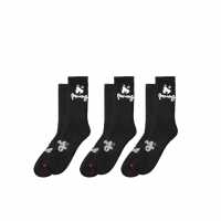 Money 3-Pack Sports Socks Черно 