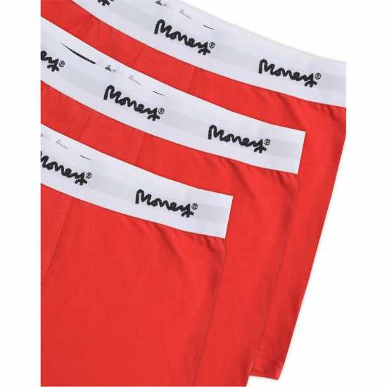 Money Red Repeat 3Pk Trunks  