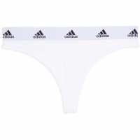 Adidas Active Comfort Cotton Thong Бяло Дамско бельо