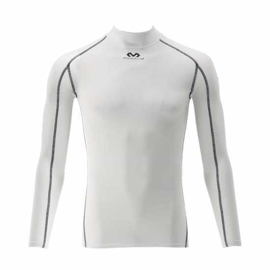 Mcdavid Long Sleeve Body Shirt Mock Neck Бяло Мъжки долни дрехи