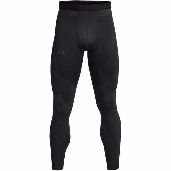 Under Armour Rush Leggings Mens Черно Мъжки долни дрехи