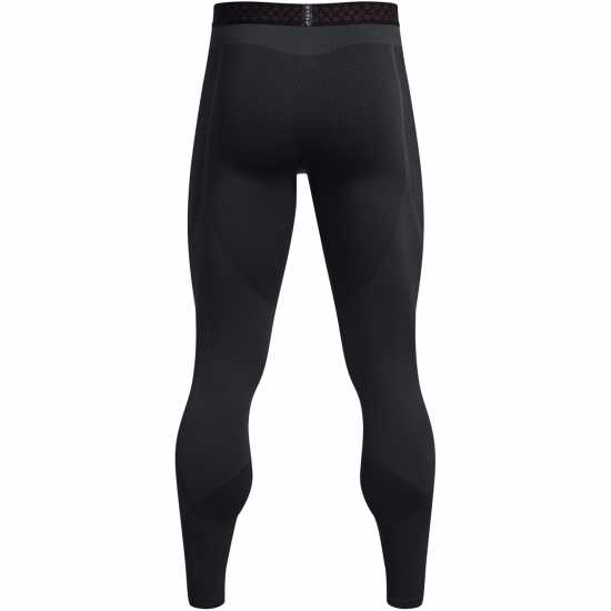 Under Armour Rush Leggings Mens Черно Мъжки долни дрехи