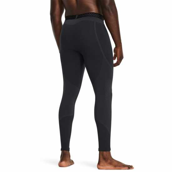 Under Armour Rush Leggings Mens Черно Мъжки долни дрехи