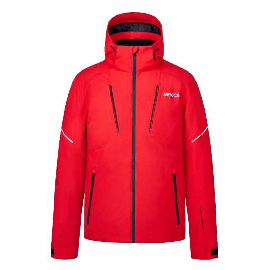 Дълго Мъжко Яке Nevica Meribel Jacket Mens Червено Мъжки ски якета